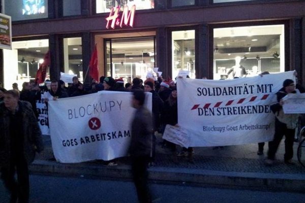 Blockupy goes Arbeitskampf – Solidarität mit den Streikenden im Einzelhandel!