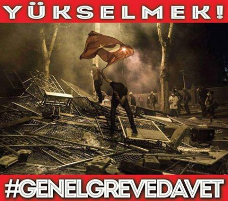 Türkischer Frühling – Taksim den Arbeiter_innen, Nieder mit Erdogan!