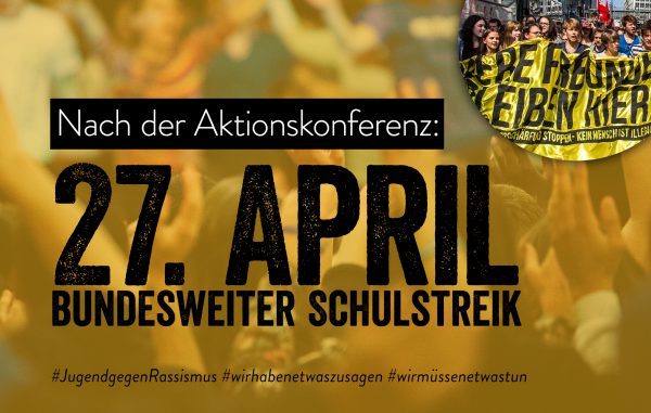 Aufruf zum bundesweiten Schul- und Unistreik am 27. April 2016