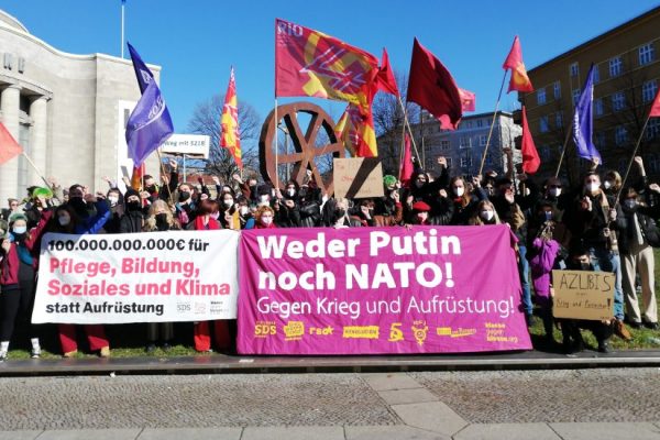 Sonntag 13. März: Gegen die Aufrüstung! Nein zum Krieg! Weder Putin noch NATO!