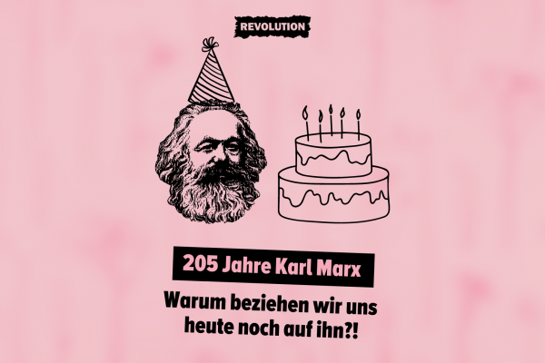 205 Jahre Karl Marx – Warum beziehen wir uns heute noch auf ihn?!