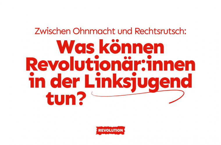 Zwischen Ohmacht und Rechtsrutsch: Was können Revolutionär:innen in der Linksjugend tun?