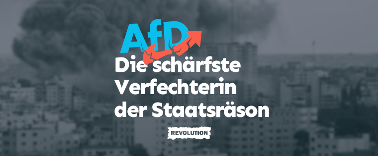 AfD – Die schärfste Verfechterin der Staatsräson