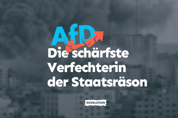 AfD – Die schärfste Verfechterin der Staatsräson